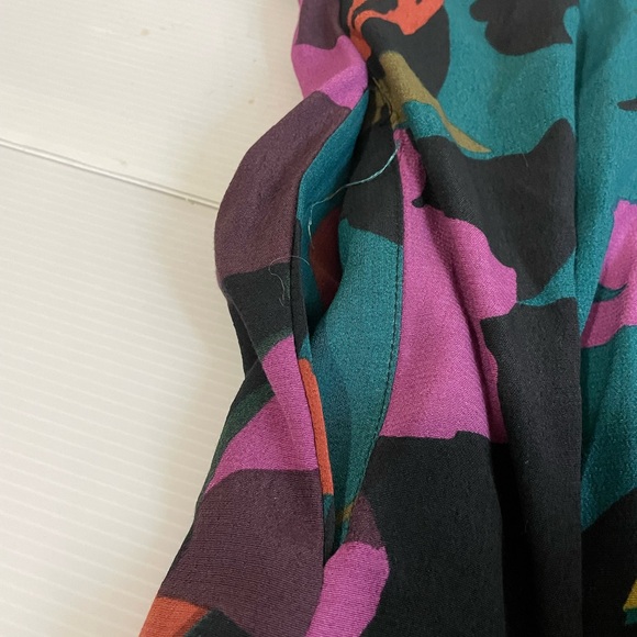 Anthropologie MAEVE Kimono Open Jacket Duster Womens M/L KIRA Floral Tropical - Picture 4 of 6